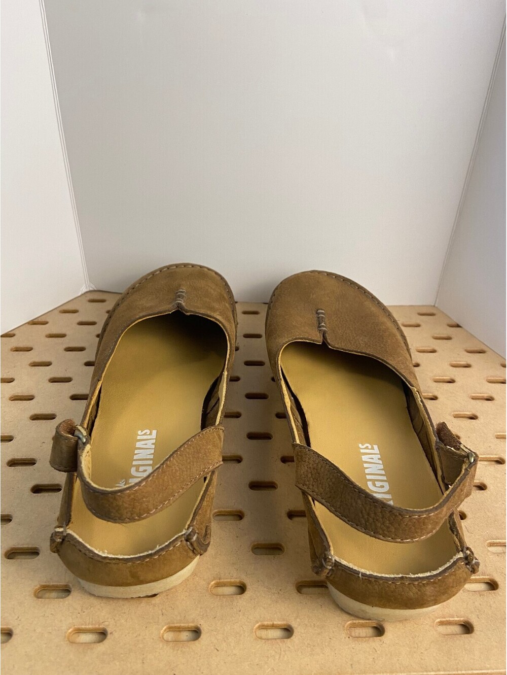 Clarks Originals Brown Suede Slingback Flats - Picture 7 of 11
